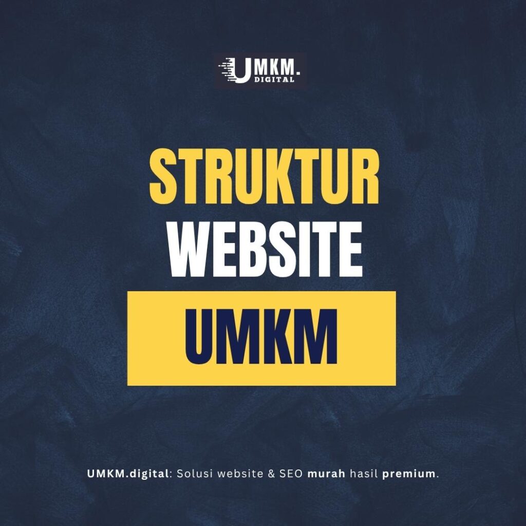 Struktur Website UMKM